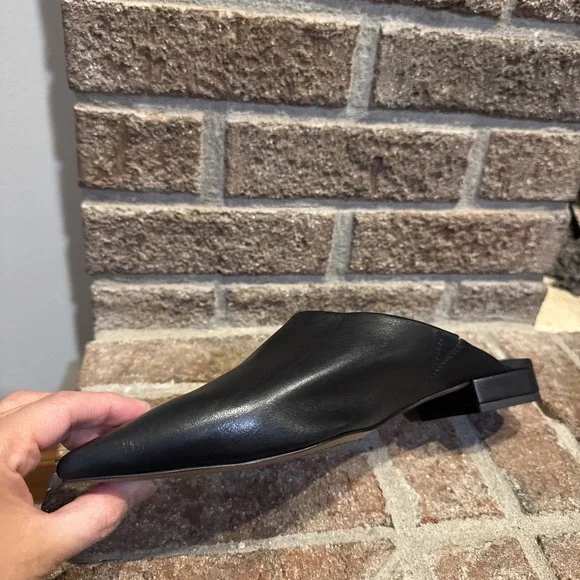 Vince Camuto Women's Arlette Slip-On Mules Black Leather Size 11M #232 - Picture 7 of 16